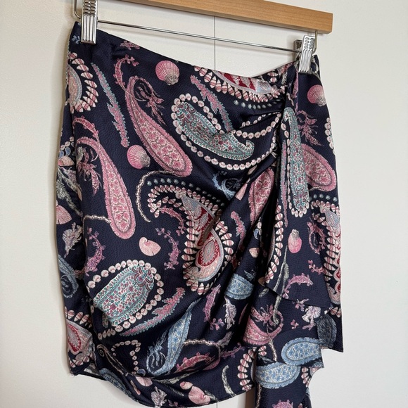 Thurley - Crown Of Thornes Mini Skirt - 100% silk - Nautical/mermaid - US 4 - Picture 4 of 13